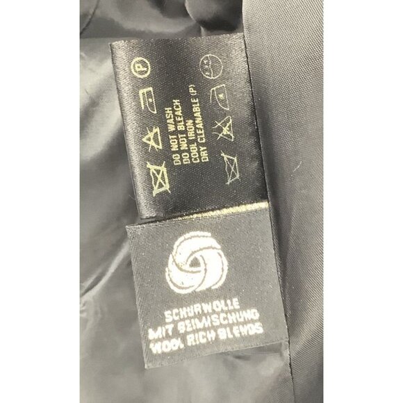 ESCADA Womens 34 US 2 Black Wool Silk Houndstooth Skirt & Blazer Elegant Luxury - Picture 12 of 16